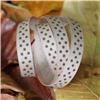 Order  Autumn Leaves Ribbon - Dots Beige/Tuftan
